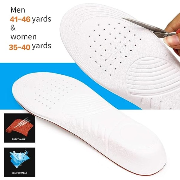 2 paria - Korkeus 1,5 cm, sopii kenkäkokoon 35-40 - lisää pohjallisen korkeutta 1,5 cm/2,5 cm/3,5 cm Hengittävä Koko kenkä Lisää sisätyyny Näkymätön i