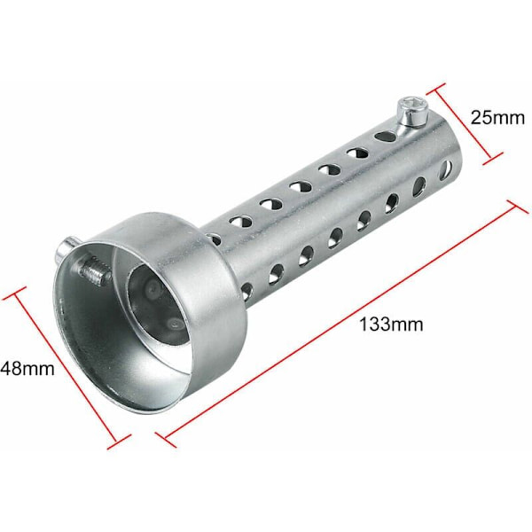 2 stycken insats chicane db killer universal ljuddämpare motorcykel 48mm