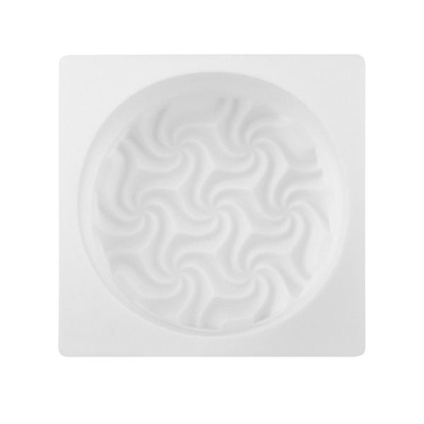 Spiralformet silikonekageform (hvid), kagebageform, slip-let, hurtig udløsning, bageform til mousse-kager