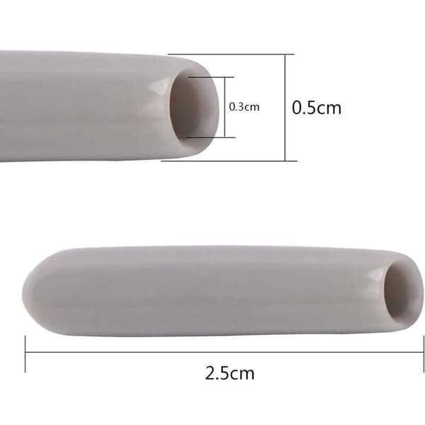 Diskmaskinslock [100 stycken], Diskmaskinskorgskydd, Diskmaskinslock för att skydda diskkorgens pinnar, Rostsäker (Grå)