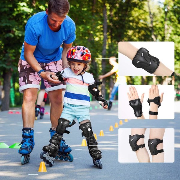 Børne Inline Skate Protection Set Cykelbeskyttende knæpude