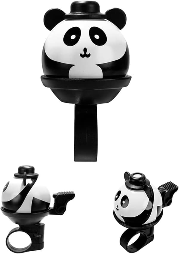 Cykelklocka Mini Cykelklocka Cykelstyre Varning för Barn Pojkar Flickor Barn Cykling Ringklocka Horn Ring Ringer, Panda