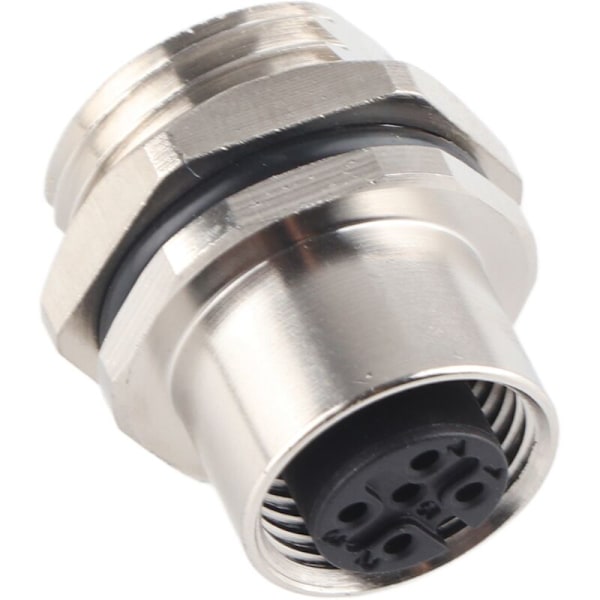 5-nastainen pistorasia-adapteri vesitiiviille liittimelle IP67 M12 M12-B-S5, asennettu paneeliin