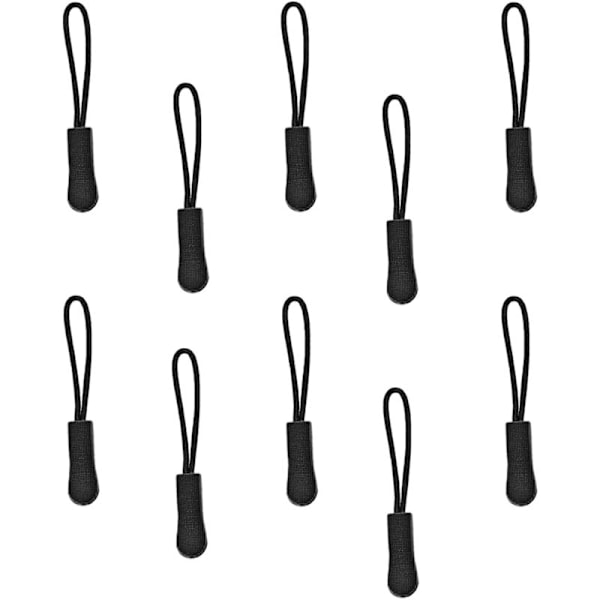 CRODON ECLAIR CORDER, 10 stycken dragkedjor, dragkedjeförlängning, dragkedjehandtag, för ryggsäckar och kläder