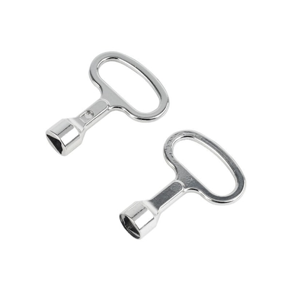 4 kpl Metallinen kolmioavain, Avaimet kaasumittarin avaimelle, hanan tyhjennysavain, patteri 53,6 mm