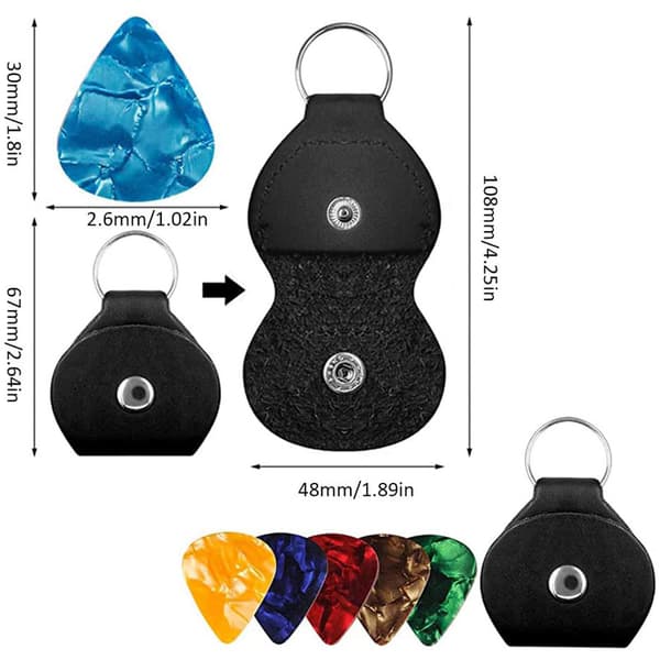Gitarrsträngstämningsklämma Tuner fingerset paddlar instrumenttillbehör set komplett set