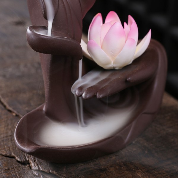Buddha Røgelse Brænder Keramisk Røgelse Kegle