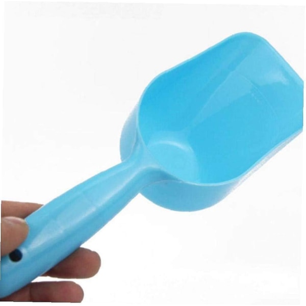 Kæledyr Hvalp Tørfoder Ske Plastik Hånd Skovl Kæledyr Foder Skovl Måleske Kæledyr Tilbehør Blå(24*7.5*5.5cm)