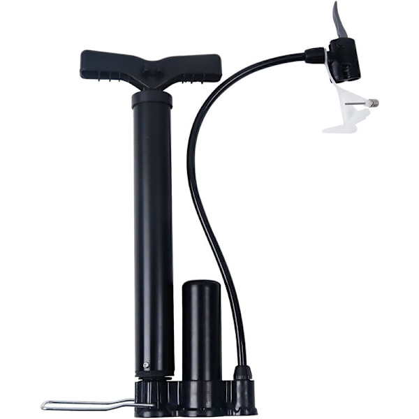 Cykepumpe, boldpumpe, stående pumpe med højtryksmanometer 120 psi, Presta ventil og Schrader til cykler basketball fodbold balloner