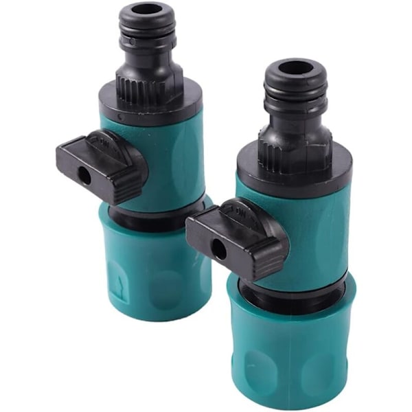 2 kpl 16 mm Drivet-putken pikaliitin 2-suuntaisella sulkuventtiilillä