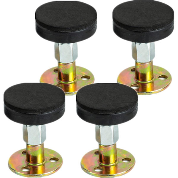 4-pakning (47-64mm) Justerbar Anti-Shake Gjengbar Seng Ramme Verktøy Teleskopisk Støtte, Hodegjerl Plugger Fixer for Seng, Garderobe, Stol, Sofa