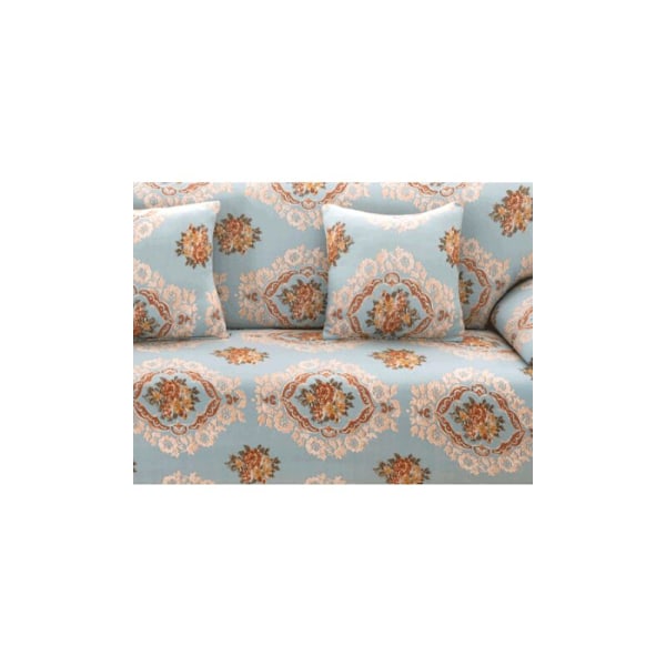 Sofföverdrag 2-sits 140-180cm Sofföverdrag med moderna armstöd överdrag universal elastisk blå soffa sofföverdrag skyddande överdrag