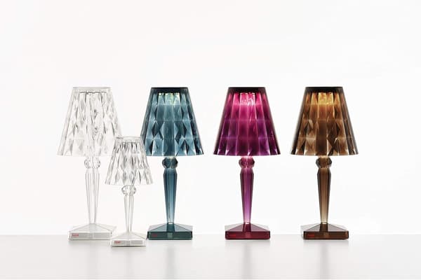 Bordlampe Big Battery Crystal lampe Dæmpbar Indendørs Udendørs