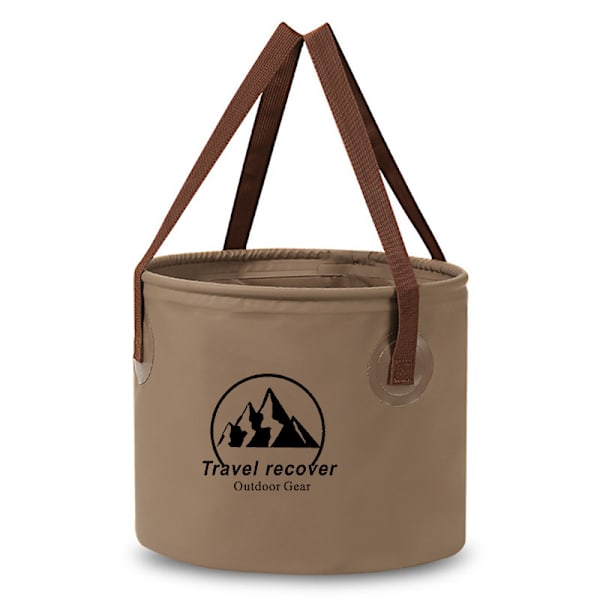 Hopfällbar hink 5,3 gallon bärbar camping utomhus hinkar vattenbehållare bassäng hopfällbar för camping vandring resor fotblötläggning fiske (CB20BR