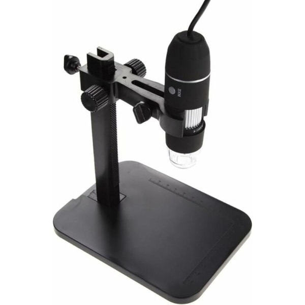 Profesjonelle USB-mikroskoper USB-digitalmikroskop 100 0X 8 LED 2MP kameraforstørrer Zoom Borescope Elektronisk mikroskop med løftebrakett