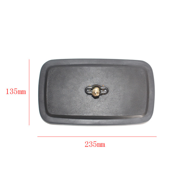 Bakspejl til gaffeltrucks, gaffeltrucks udvendigt spejl - lastbil sidespejl - til lastbil, gravemaskine, traktor, entreprenørmaskiner 23,5 cm x 13,5 cm