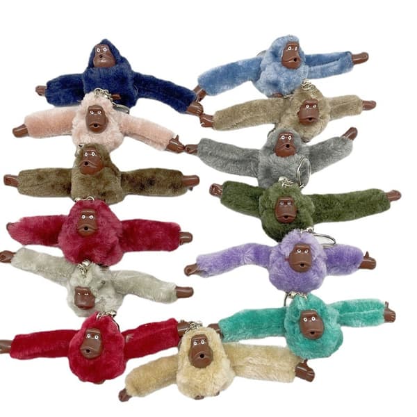 Naisten Monkeyclip S Monkeys/Keyhangers（Musta (True Black)）