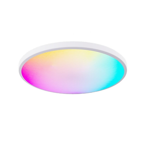 Dimbar LED-taklampa för hem, sovrum, vardagsrum, atmosfärsbelysning (vit)