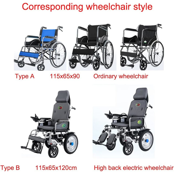 115x75x130cm Rullstolsöverdrag Utomhus, Mobilitets Scooteröverdrag, Tjockt Rullstolsöverdrag, Handikapp Förvaringsskydd, Vattentätt Skydd