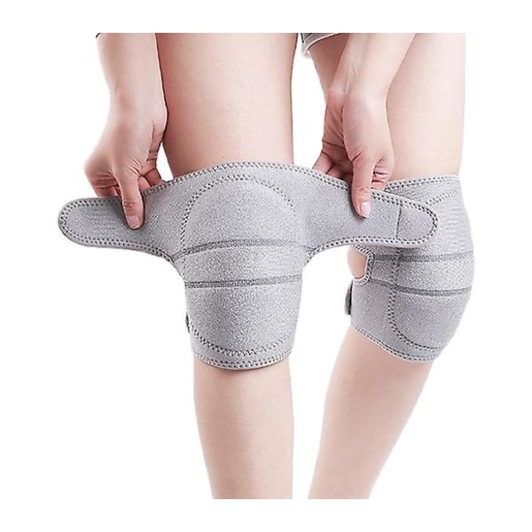 Träningsknäskydd Skyddande Knäskydd Knästöd Elastiskt Knäskydd Fitness Skyddsutrustning Knäskydd rosröd