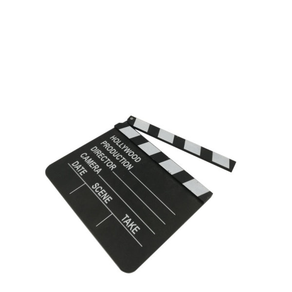 3 kpl Hollywood-elokuvan clapboard, musta