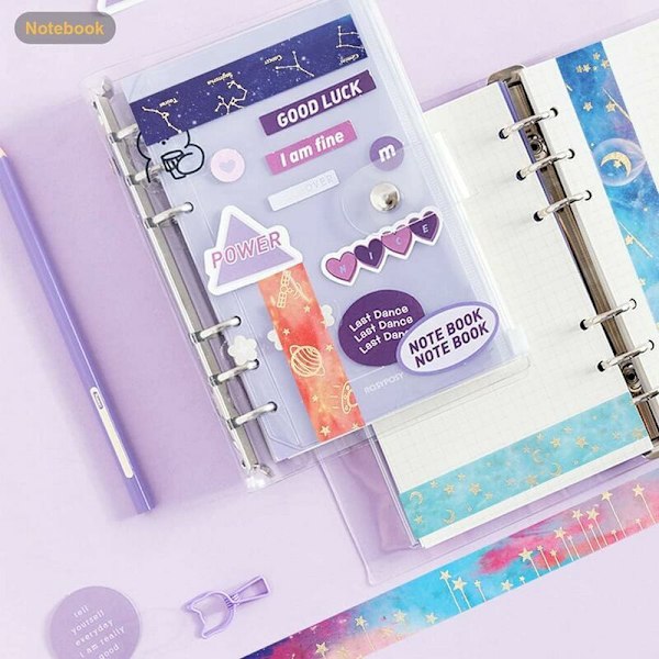 12 Washi-tejprullar, Triumph Sky Starry Standard Dekorativ Papper Självhäftande Maskeringstejp Maskeringstejp Självhäftande Prova Masque Masque Washi Dekorativt Band