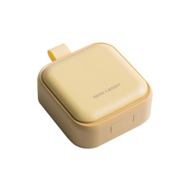 Portable Medicine Mini Pill Box (gul)
