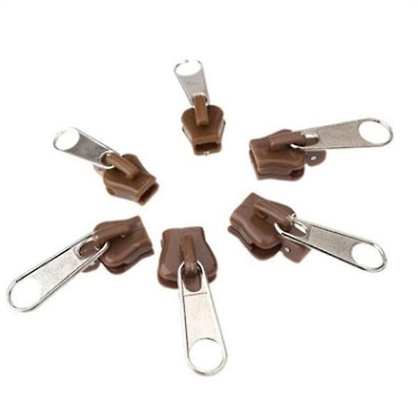 6 kpl/setti Fix Zipper Slider Zipper Head Universal Replacement Kit