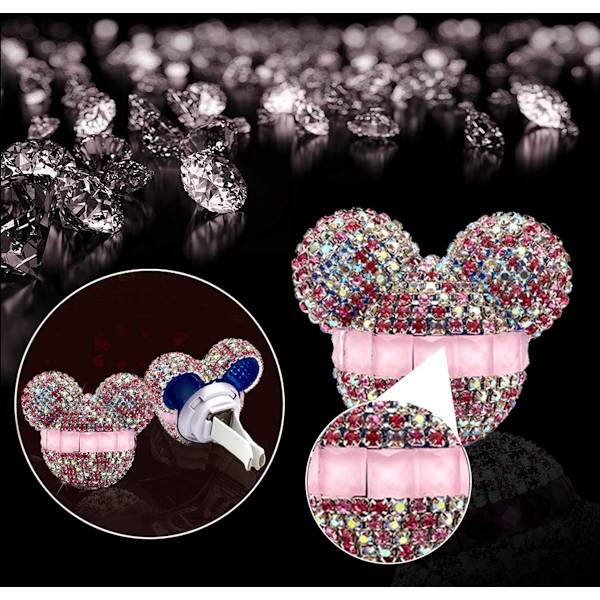 2 Pakkaa Mickey Mouse Auton Tuoksua Ilmanraikastin Auton Tuuletusaukkoon Hajudiffuusori