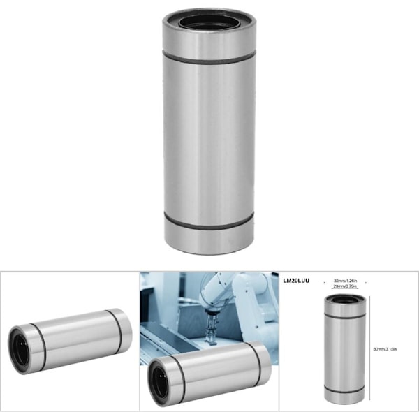 Rullande linjärstål med hög precision för industriell automation LM25LUU LM20LUU LM16LUU (LM20LUU)