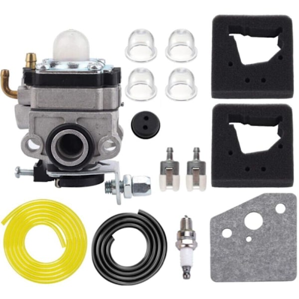 FG100 GX31 Forgasser Kombinasjonssett for Honda GX22 GX31 HHE31C HHT31S UMK431 UMK431K1 4-Takts Jordfreser Gressklipper med Diverse Adaptere