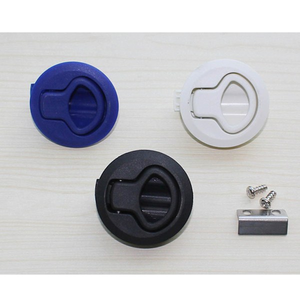 Latch Flush Pull Slam Latch Lukeluke Båtlåse Lukeluke For Marine Båt Camper Rv Trailer Hvit