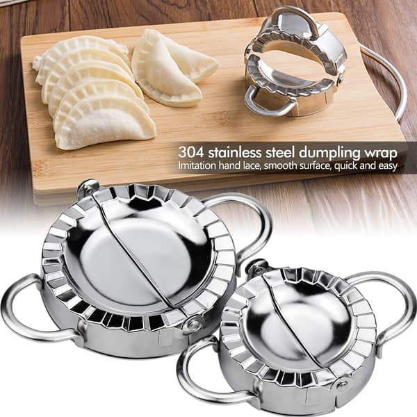 Oransje 2-i-1 Tortilla Press Maker, Manuell Form Maker for Dumplin