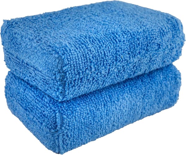 Premium mikrofiberapplikator, blå, 4-pack bilsvampar