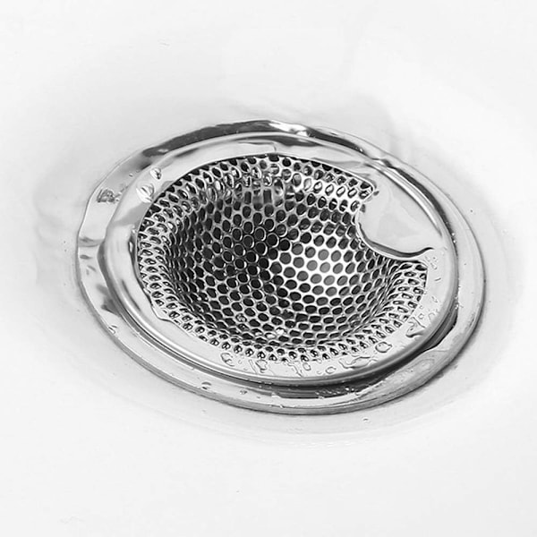 Set med 2 Köksho Strainer Anti-Clog Rostfritt Stål Köksho Avlopp (S)