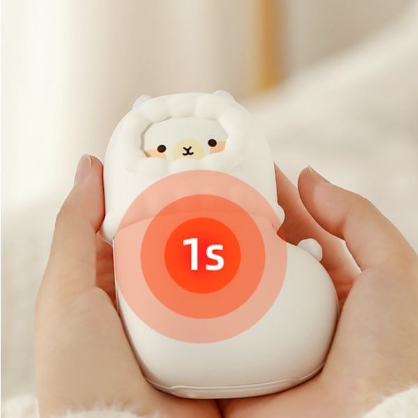 Handvärmare flicka present vinter handvärmare usb bärbar handvärmare powerbank två-i-ett