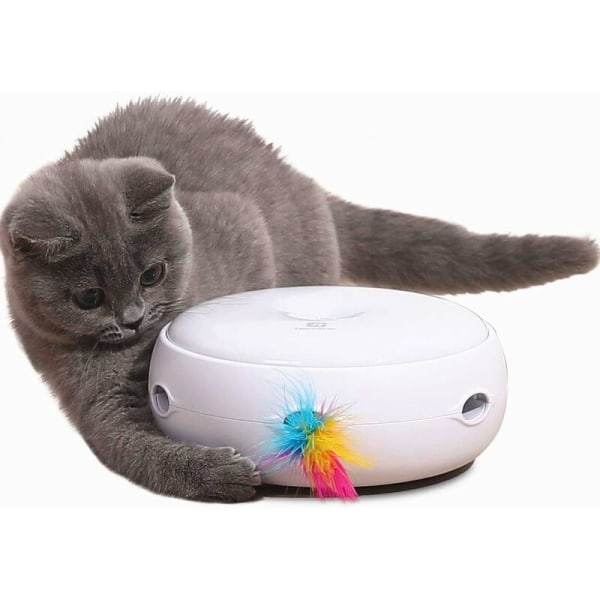 Donut Smart Automaattinen sähköinen kissalelu Kissan kiusoittaja Kissa rakastaa kiusaamista kissapuikolla (Donut Toys Homan)
