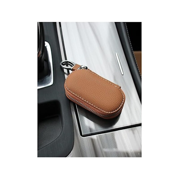 Nyckelhållare, Nyckel Key Pu Clef Clear Cle Clear Wirdler med dragkedja, Key Porte Pour Men Porte