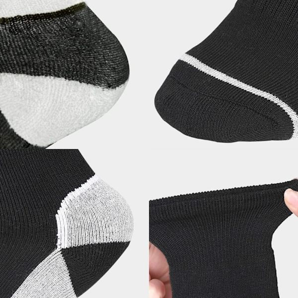 2 paria hiihtosukat miehille, korkean suorituskyvyn talviset lämpimät lumilautasukat, pitkät termiset urheilusuccat, paksut, hengittävät hiihtoon, luisteluun, vaellukseen