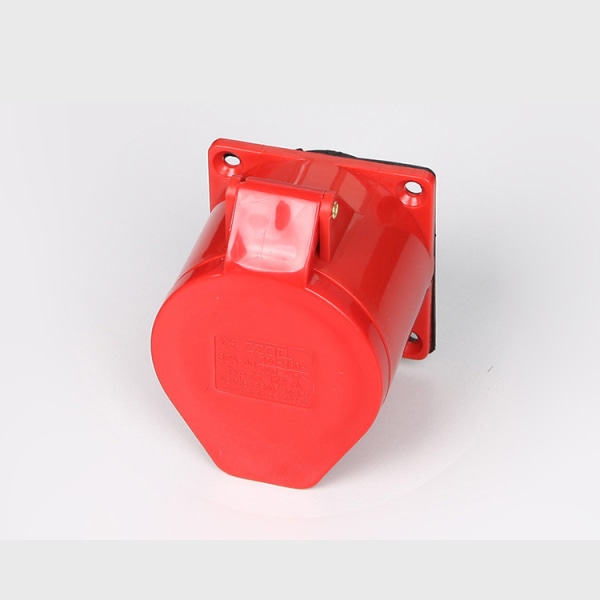 CEE industriel stikkontakt hun-stik 3P+T+N 16A 415V IP44 IEC-60309 overflade