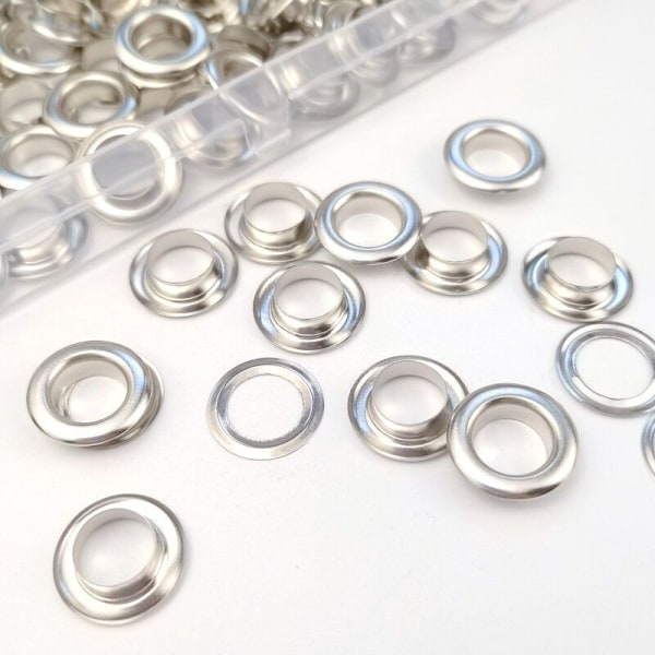 100 stk. Grimmet Kit Øjer Værktøj, 10mm Spild til Baches, Woe Kit, Grimmet Kit med 3 Stk. Værktøj, Ur til Tlas, Sko, Sko,