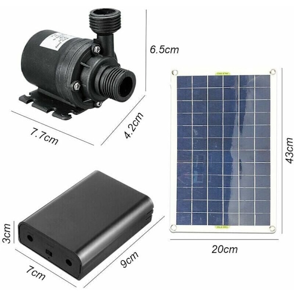 SOLARVAND I SOLAR I MONOKRYSTALLIN 50W silicium, Kontinuerlig drift, 4-minutters støj støj støj, DC kostesæt