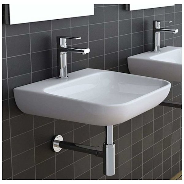 Messingsluk for vask, Universell Slukdesign 1 1/4 x 32mm, Anti-lukt, Krom