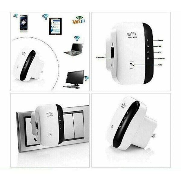 WiFi-förstärkare REPEUR SIGNAL BOOSTER WIFF WIFI Extender 300m WLAN