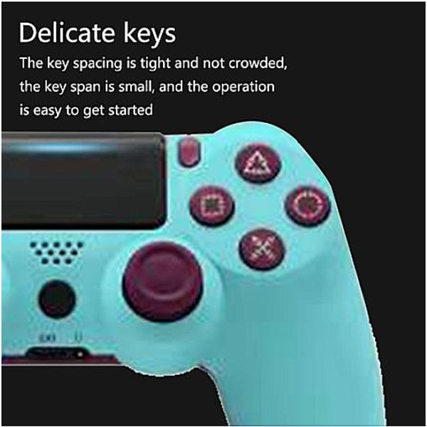 Trådløs Ps4-spilkontroller Bluetooth-controller Dobbelt hoved Snowflake-håndtag Joystick Mando Gamepad til 4 spillekonsoller