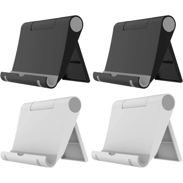 4 delar telefonhållare Skrivbord Justerbar hopfällbar telefonhållare