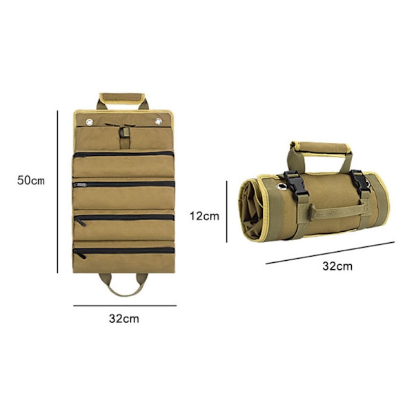 Hardware Rullet Khaki Menuiserie Menuiserie Taske Hardware Taske Taske med hardware af hardware af hardware opbevaring af opbevaring af værktøj