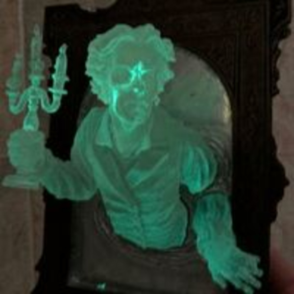 Halloween Spøgelse Væg Dekoration Lysende Stickers, Glødende Spøgelse Væg Dekoration Sticker Kreativ Lysende Spejl til Soveværelse Korridor Dekoration
