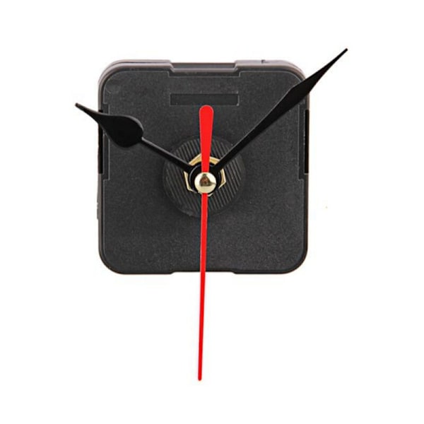 2 st Urverksmekanism Kvarts Netles Noir Rouge DIY