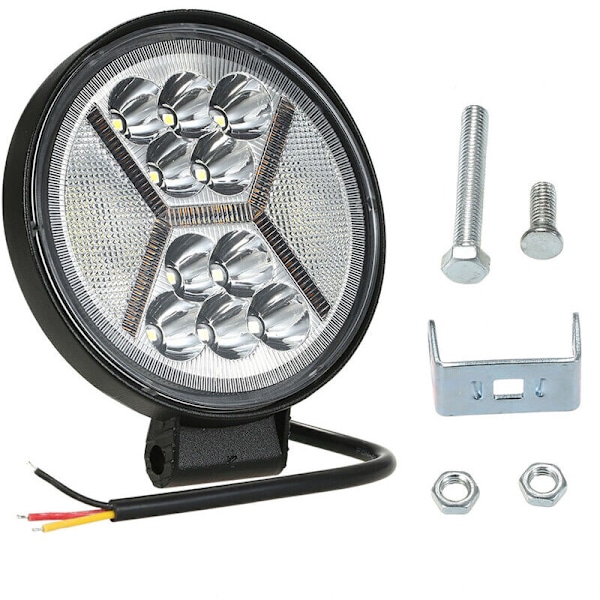 117W 12000LM LED Arbejdslampe Bar Amber DRL Off Road Kørelys Bjælke Lastbil SUV Jeep Båd